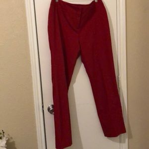 Chico’s So Slimming Red pants